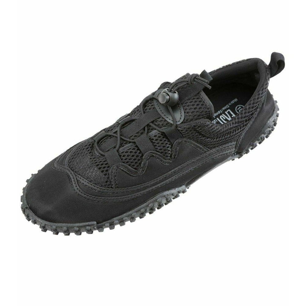 Easy USA‎ Men's Laced Water Shoes Size 7 Black NEW